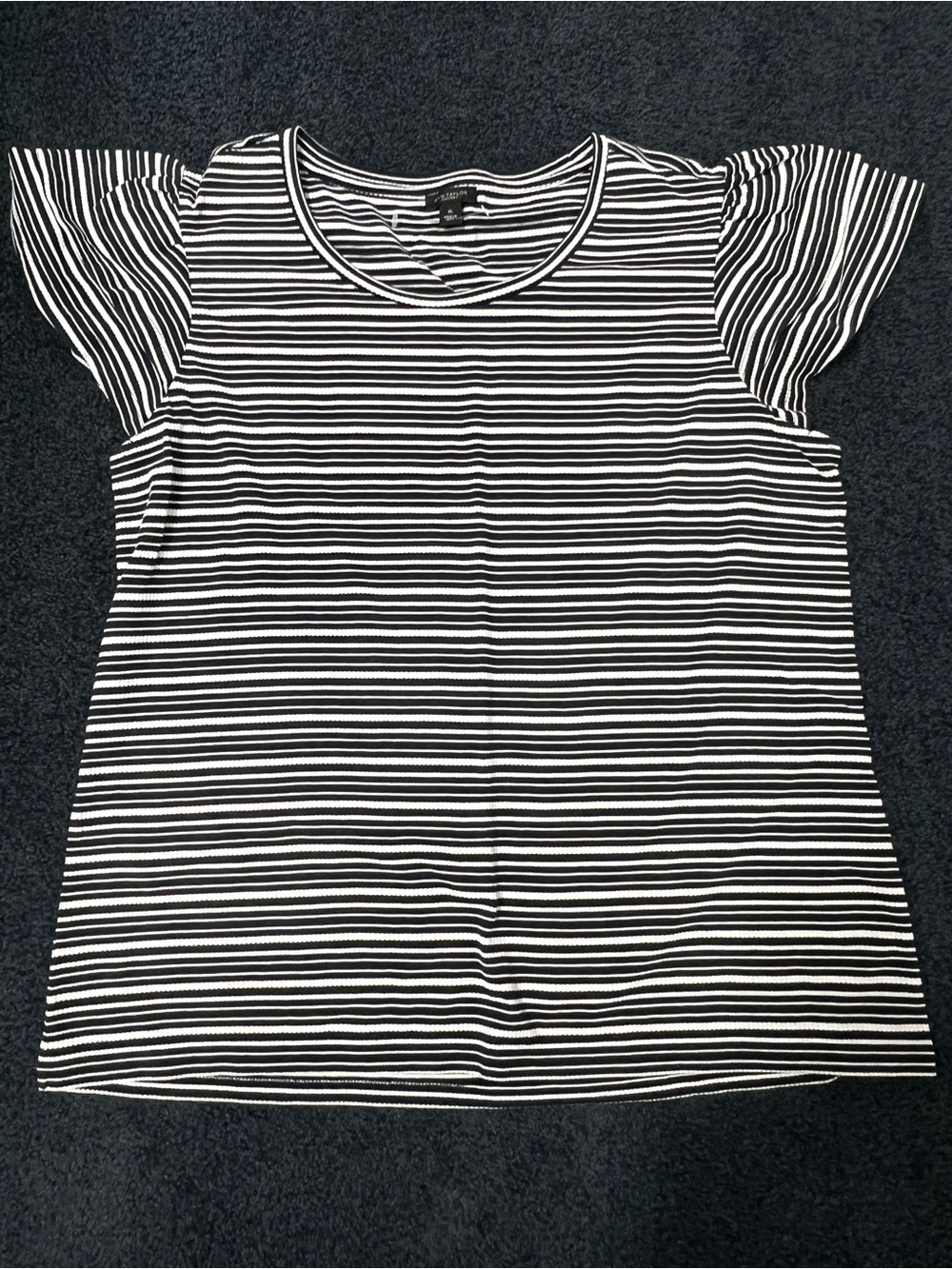 Ann Taylor Navy & White Striped Women’s Top